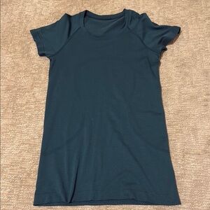 Dark green Short Sleeve Lululemon swiftly tech